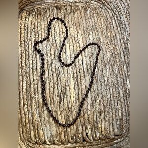 Elegant Garnet Beaded Necklace